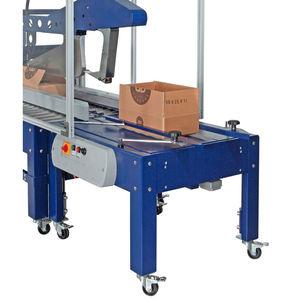 belt feeder / continuous / packaging machine / for packaging lines