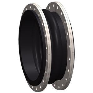 rubber pipe expansion joint / round / flange / flange
