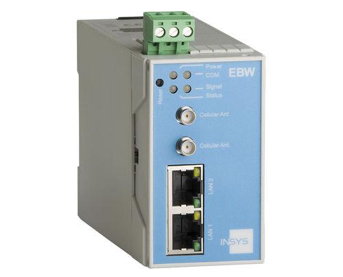 cellular communication router / 4G / for DIN rail / 2-port