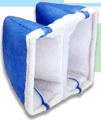 air filter / pocket / high-efficiency / high-capacity