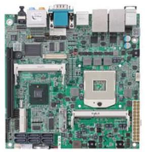mini-ITX motherboard / Intel® Core i series / Intel QM57 / DDR3 SDRAM