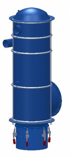 cyclone dust collector / pulse-jet backflow / modular / for explosive dust