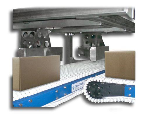 push guide for conveyor