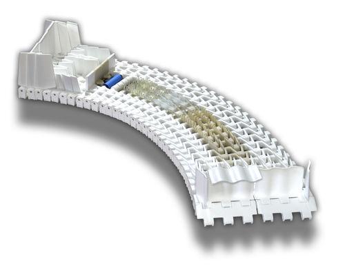 flexible conveyor belt / modular