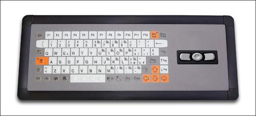panel-mount keyboard / 84-key / USB / industrial