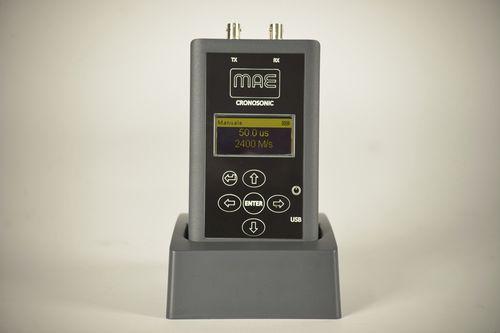 time-of-flight (TOF) measuring device / ultrasonic / contact ultrasonic / portable