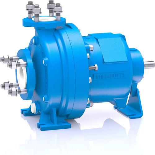 chemical pump / magnetic-drive / centrifugal with volute / horizontal