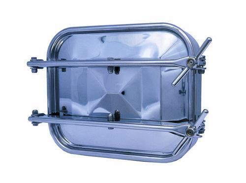 stainless steel manhole / square