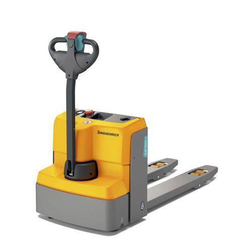 electric pallet truck / walk-behind / handling / narrow