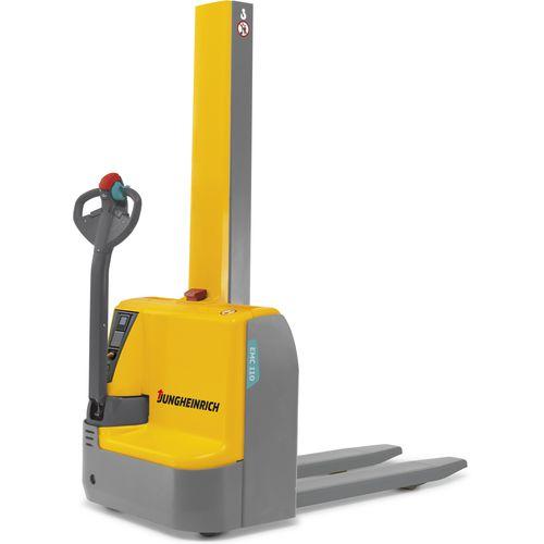 electric stacker truck / walk-behind / for lifting