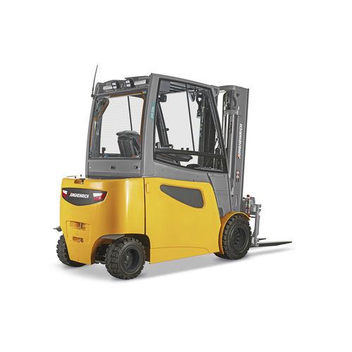 electric forklift / ride-on / transport / 4-wheel