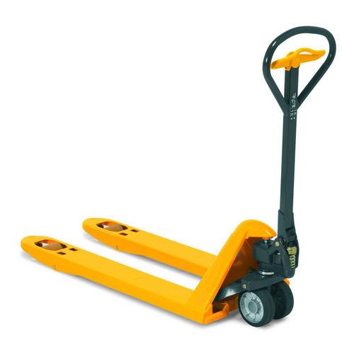 hand pallet truck / low-profile / rugged / handling