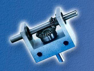 bevel gear reducer / orthogonal / miniature / for shafts