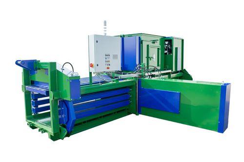 horizontal baling press / channel / for paper / cardboard box
