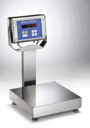 platform scales / with LED display / IP68 / stainless steel