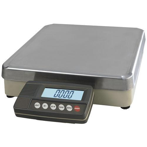 tabletop scales / with LCD display / stainless steel