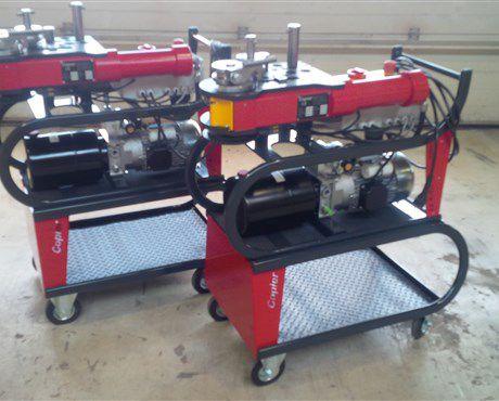 mobile bending machine / electric / pipe