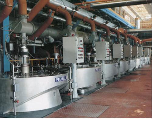 process centrifuge / vertical / continuous / for the sugar industry