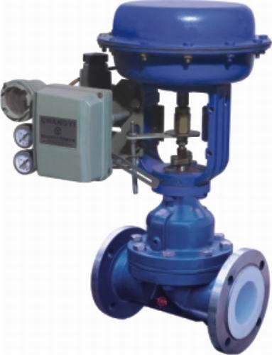 diaphragm valve / pneumatic / for chemicals / PFA-lined