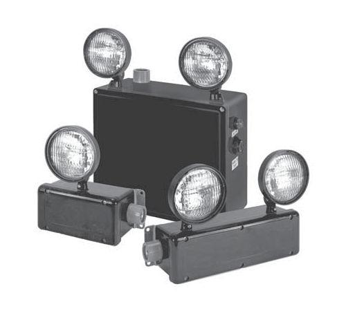 LED emergency lighting / IP66 / weather-resistant