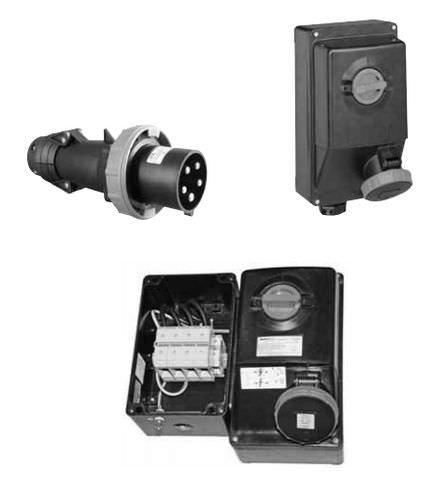 IEC plug and socket / for hazardous areas / high-security