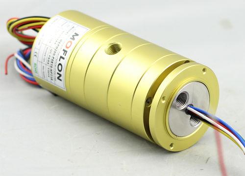 2-passage rotary union / hydraulic / pneumatic / shaft-mounted