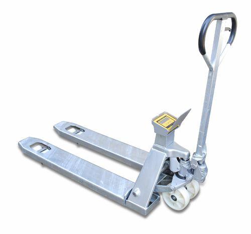 hand pallet truck / scale / stainless steel