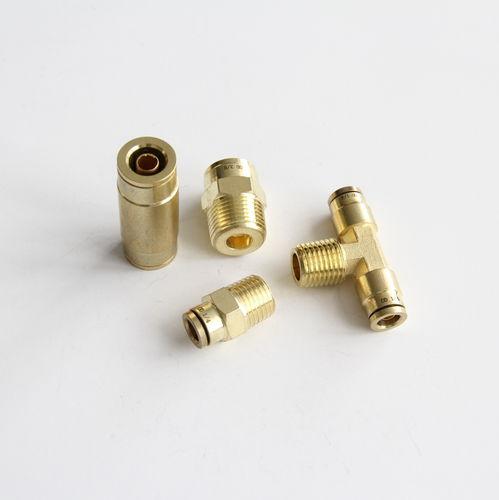 push-in fitting / straight / pneumatic