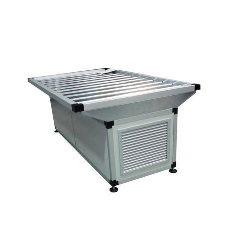 height-adjustable downdraft table