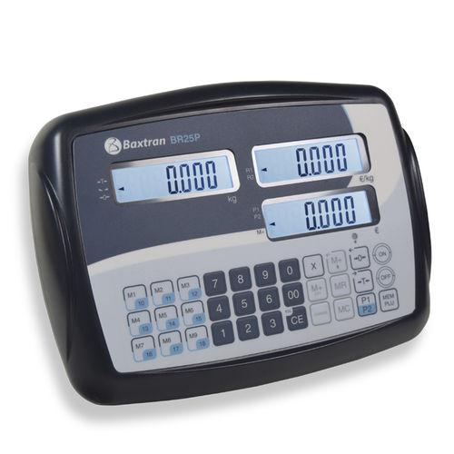 LCD display weight indicator / IP54 / for platform scales