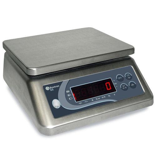 tabletop scales / with LED display / IP67 / stainless steel