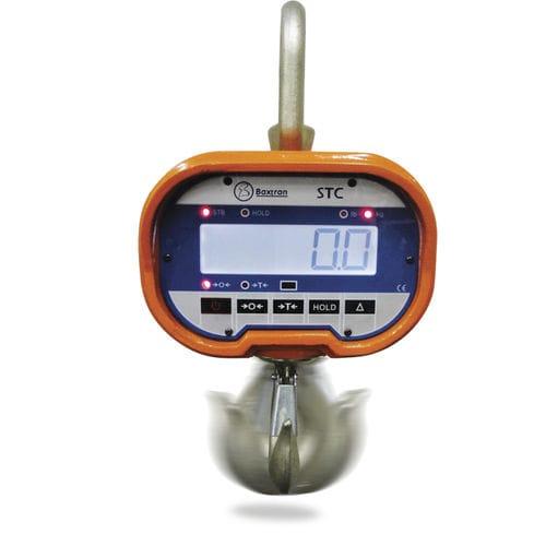 crane scale with LCD display / with rechargeable battery / for the metallurgical industry