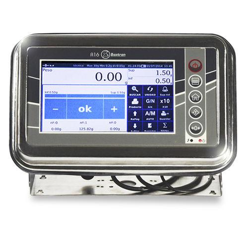 digital weight indicator / IP65 / portable / stainless steel