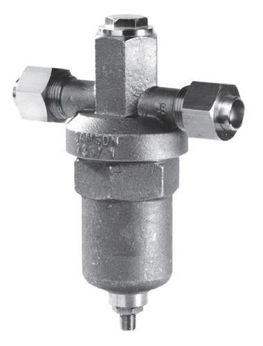 steam pressure regulator / for liquids / for gas / cryogenic