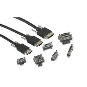 micro-D connector / rectangular / high-density / for military applications