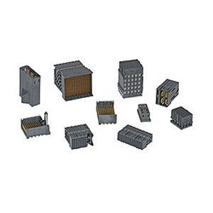 backplane connector / rectangular / high-density / high-speed