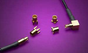 SSMCX connector / coaxial / micro-miniature / high-density