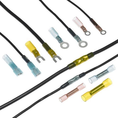 sleeve solderless terminal / tubular / heat-shrinkable / waterproof