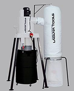 cyclone dust collector / pulse-jet backflow / for wood dust