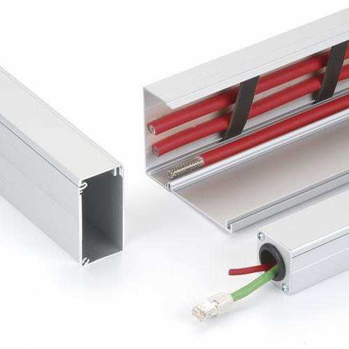 cable trunking / aluminum / molding and baseboard / easy to install