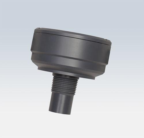 ultrasonic level sensor / for solids and liquids / for tanks / miniature