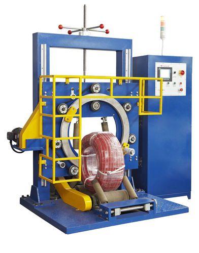 film packaging machine / for cables / overlap