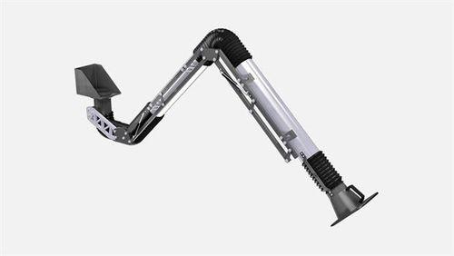 wall-mounted extraction arm / rigid / for welding fumes / dust