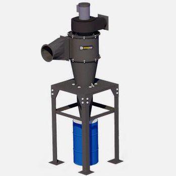 cyclone dust collector / pulse-jet backflow / heavy-duty / self-cleaning