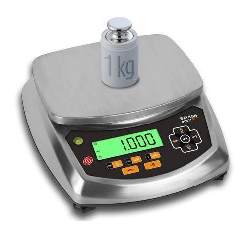 bench scales / with LCD display / stainless steel / piece counting function