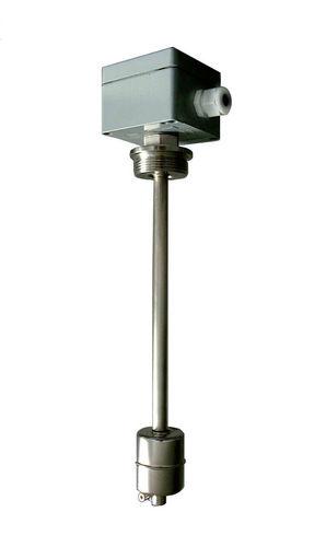 float level transmitter / for liquids / for tanks / stainless steel