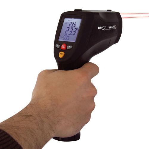 direct-reading infrared thermometer / near-infrared / mobile / industrial