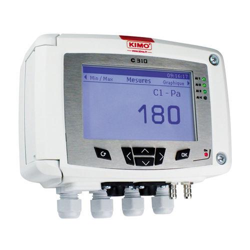 pressure multi-parameter transmitter / temperature / air speed / HVAC