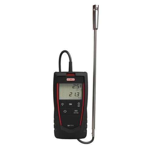 vane anemometer / portable / digital