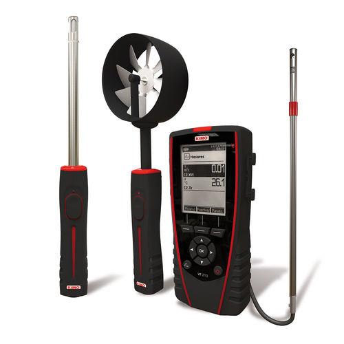 hot-wire anemometer / portable / multi-probe